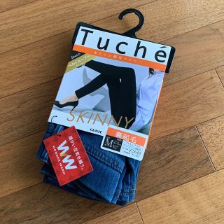 トゥシェ(Tuché)の新品　グンゼ　裏起毛　Tuche トゥシェ  デニムスキニーパンツ　Mサイズ(スキニーパンツ)