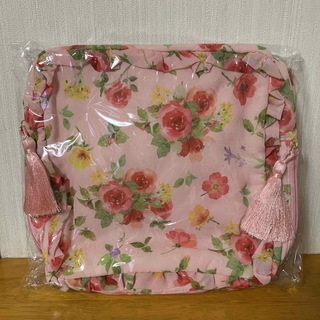 【未使用品】バラ　旅行用　ポーチ　スーツケース　トラベルポーチ(スーツケース/キャリーバッグ)