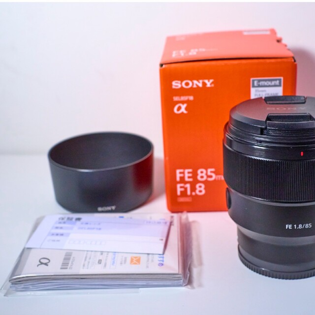 SONY(ソニー)のSONY　SEL85F18　ソニーフルサイズ用交換レンズ85mmF1.8 スマホ/家電/カメラのカメラ(レンズ(単焦点))の商品写真