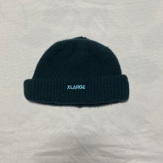 XLARGE - genzai ゲンザイ ロゴ ニット帽 黒 ビーニー マルチ 刺繍 