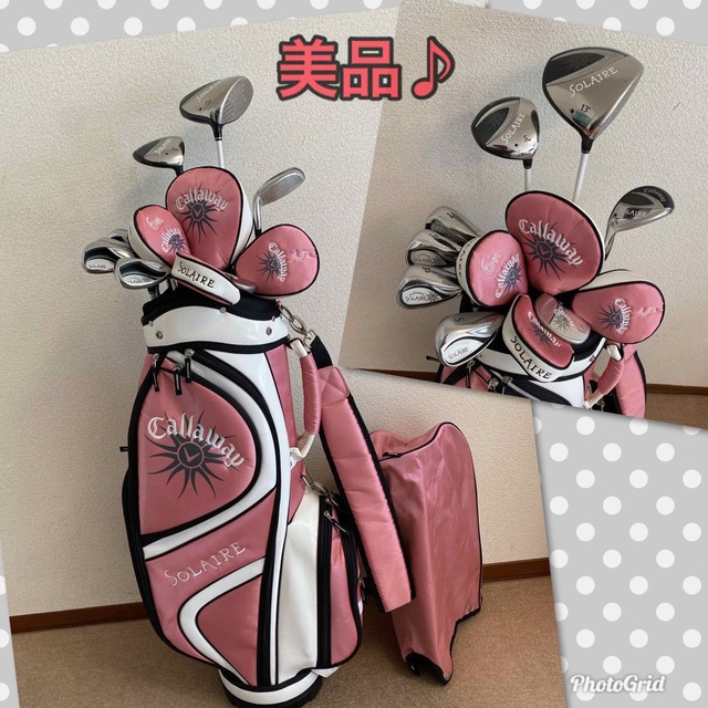 Callaway Golf(キャロウェイゴルフ)の【美品‼️】キャロウェイ ソレイユ／レディース ゴルフクラブセット　女性 スポーツ/アウトドアのゴルフ(クラブ)の商品写真