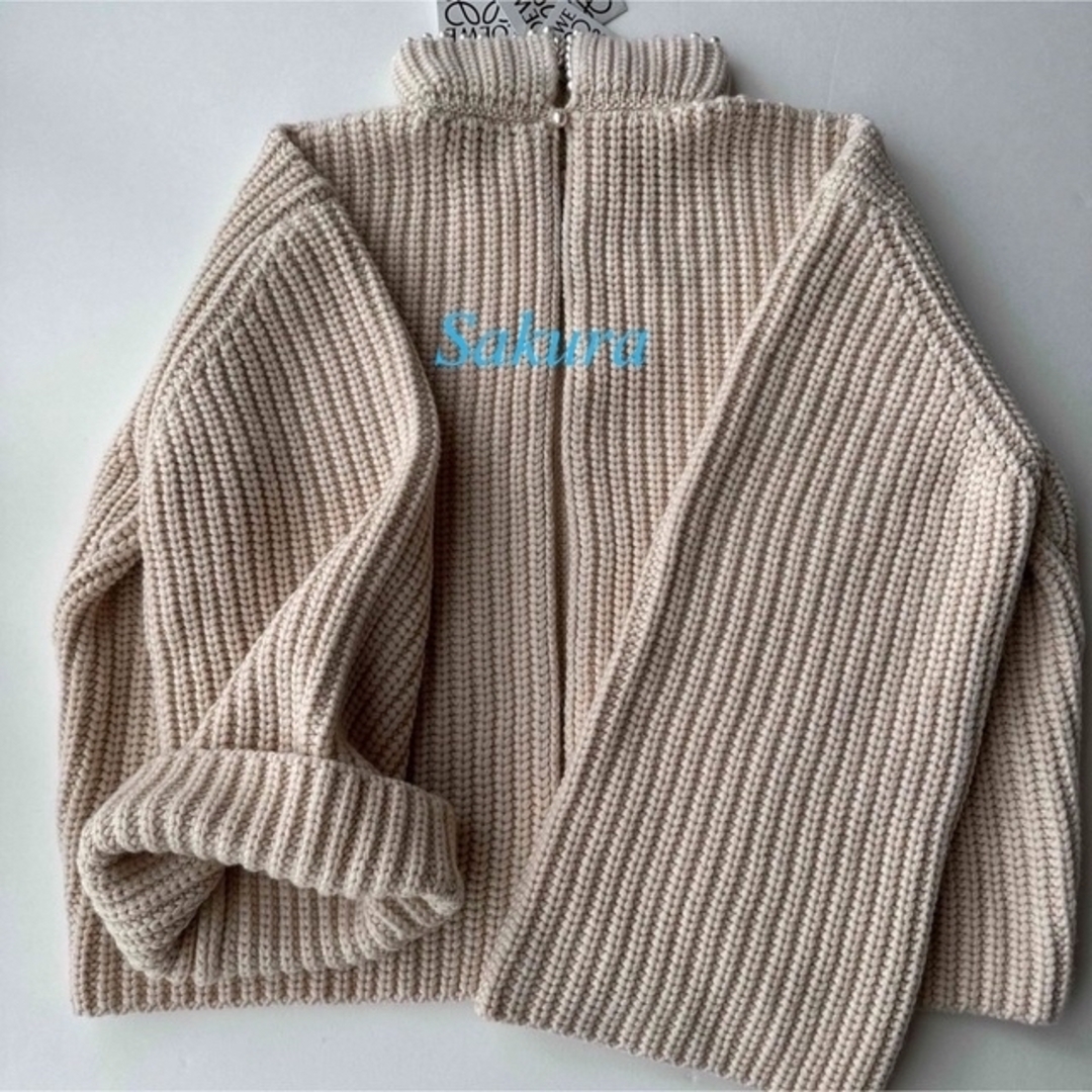 【新品】ロエベ LOEWEパールニット 肉厚カシミア