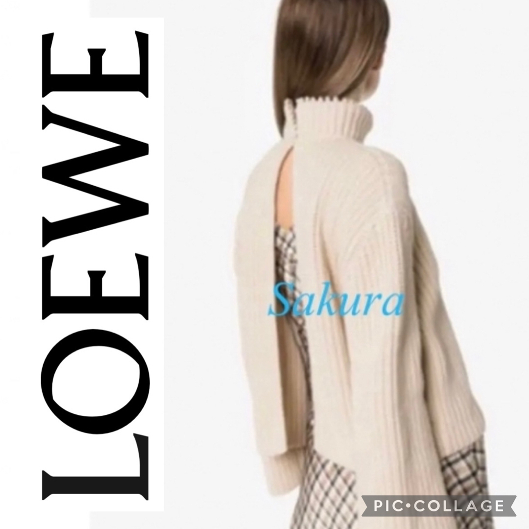 い出のひと時に、とびきりのおしゃれを! LOEWE - LOEWEパールニット