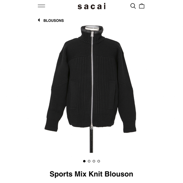 ニット+セーター sacai - sacai Sports Mix Knit Blouson