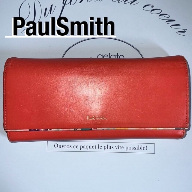 Paul Smith(ポールスミス)のポールスミス　長財布　ペタルプリントトリム レディースのファッション小物(財布)の商品写真