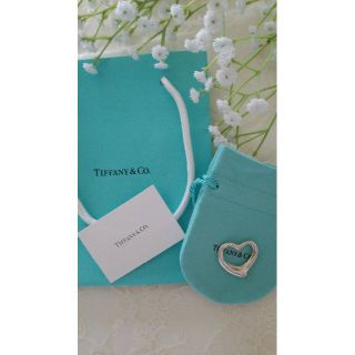 ティファニー(Tiffany & Co.)の美品 ティファニー TIFFANY オープンハート ペンダントトップ シルバー(ネックレス)