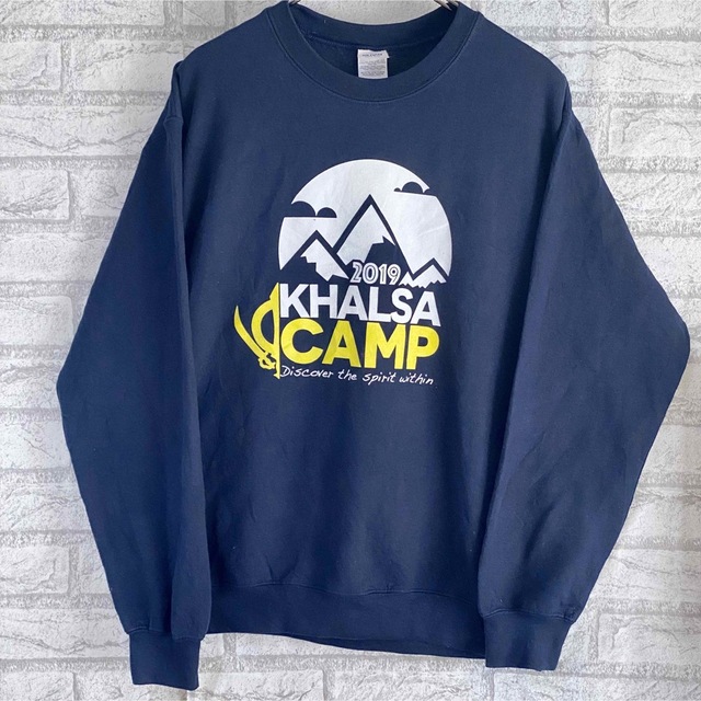 GILDAN(ギルタン)のGILDAN  ギルダン　スウェット　紺　M  KHALSA CAMP メンズのトップス(スウェット)の商品写真