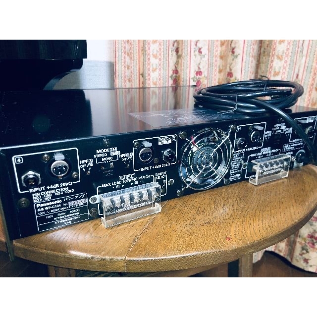 Panasonic - Panasonic RAMSA WP-C104 業務用4chパワーアンプ Panasonic - Panasonic RAMSA WP-C104 業務用4chパワーアンプ