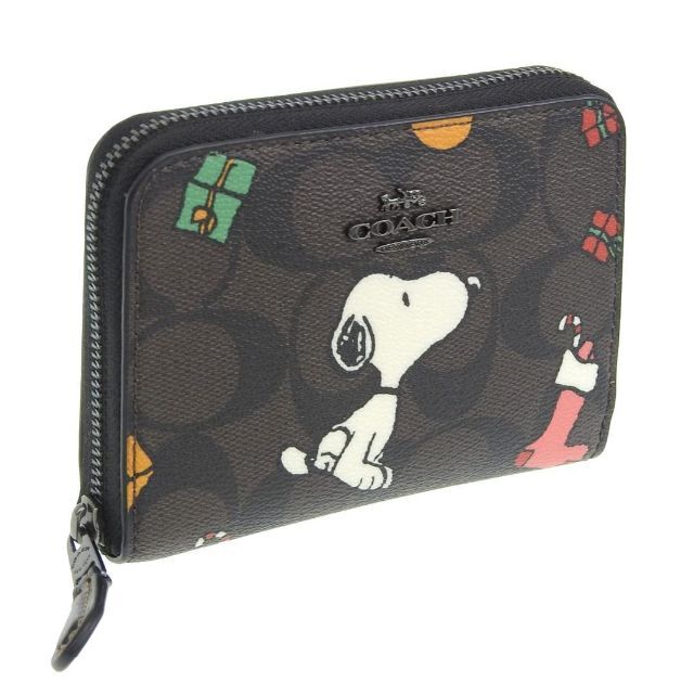 COACH - COACH PEANUTS シグネチャー☘️スヌーピー☆折り財布☘️新品