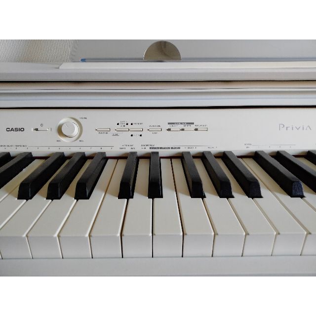 CASIO(カシオ)のカシオ Privia 電子ピアノ PX-760WE+楽器用イス CB-7WE 楽器の鍵盤楽器(電子ピアノ)の商品写真