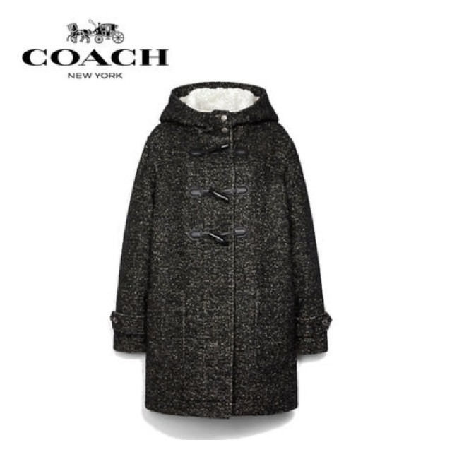 COACH(コーチ)の【新品】ダッフル ウール コート☆男女兼用 レディースのジャケット/アウター(ダッフルコート)の商品写真