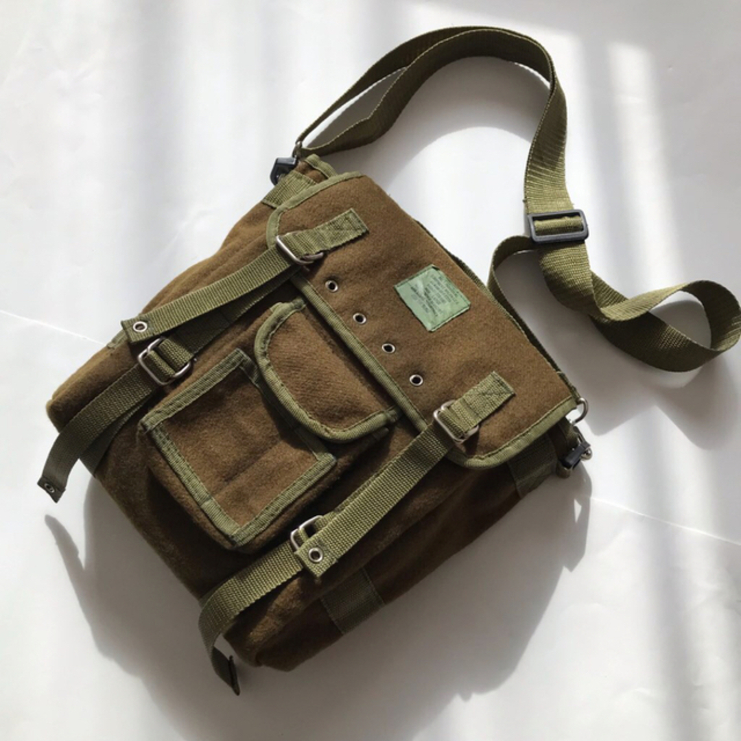 ALPHA INDUSTRIES(アルファインダストリーズ)のUS import ARKANSAS INDUSTRIES reuse bag メンズのバッグ(ショルダーバッグ)の商品写真