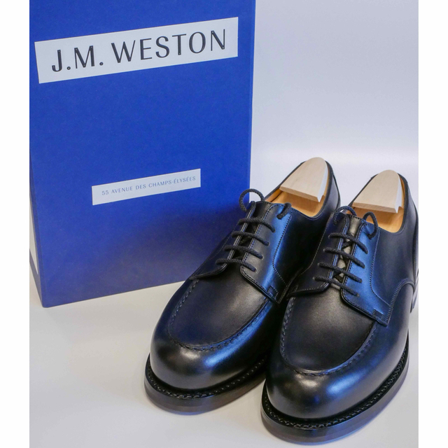 J.M. WESTON(ジェーエムウエストン)の【新品未使用】J.M WESTON 641 ゴルフ ロシアンカーフ 6.5D メンズの靴/シューズ(ドレス/ビジネス)の商品写真