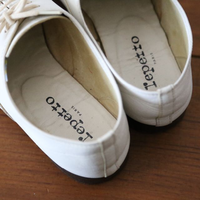repetto(レペット)のrepetto レペット　ziziジジ　37 ホワイト　23cm23.5cm レディースの靴/シューズ(ローファー/革靴)の商品写真