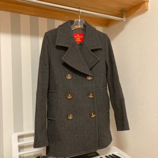 vivienne westwood コート　グレー　レディース(ロングコート)