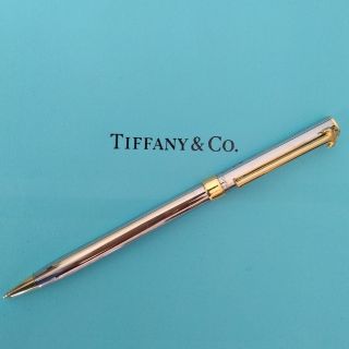 ティファニー(Tiffany & Co.)のTiffany & Co.Tクリップ シルバー&ゴールド ボールペン(その他)