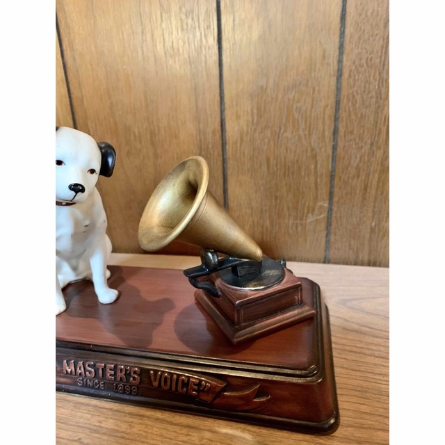 Victor ニッパー犬 HIS MASTER'S VOICE 置物 インテリア/住まい/日用品のインテリア小物(置物)の商品写真