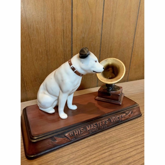 Victor ニッパー犬 HIS MASTER'S VOICE 置物 インテリア/住まい/日用品のインテリア小物(置物)の商品写真