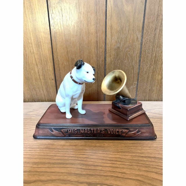 Victor ニッパー犬 HIS MASTER'S VOICE 置物 インテリア/住まい/日用品のインテリア小物(置物)の商品写真