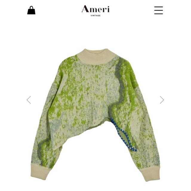 Ameri VINTAGE(アメリヴィンテージ)のAmeri UND RUST ART KNIT TOP ・ SKIRT  レディースのレディース その他(セット/コーデ)の商品写真