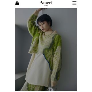 アメリヴィンテージ(Ameri VINTAGE)のAmeri UND RUST ART KNIT TOP ・ SKIRT (セット/コーデ)