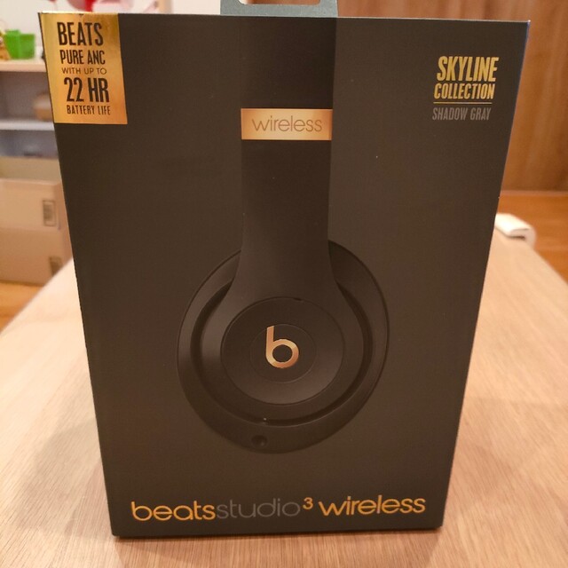 Beats by Dr Dre(ビーツバイドクタードレ)の【美品】BEATS STUDIO3 WIRELESS ミッドナイトブラック スマホ/家電/カメラのオーディオ機器(ヘッドフォン/イヤフォン)の商品写真