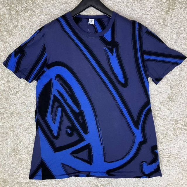 ベルルッティ 半袖Tシャツ ジャイアントスクリット ジャガード 総柄