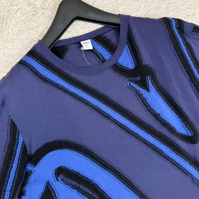 ベルルッティ 半袖Tシャツ ジャイアントスクリット ジャガード 総柄