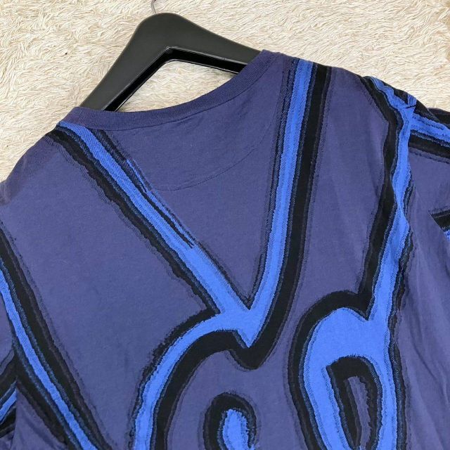 ベルルッティ 半袖Tシャツ ジャイアントスクリット ジャガード 総柄