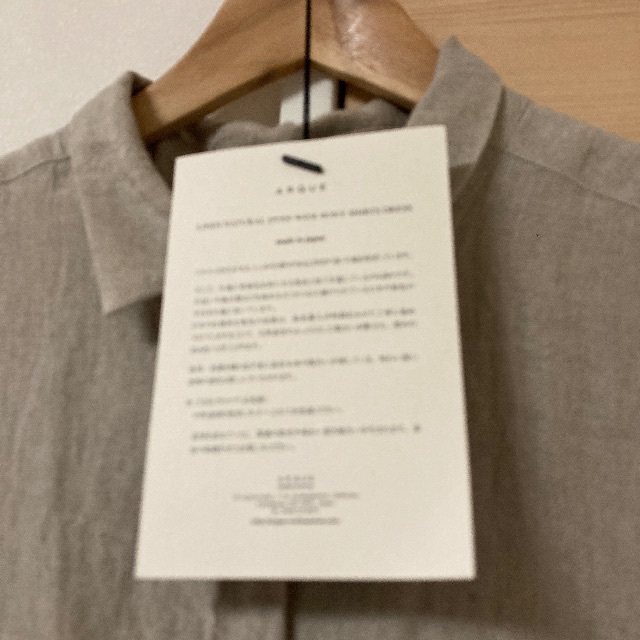 argue LINEN BOXY WIDE SHIRT DRESS ワンピース