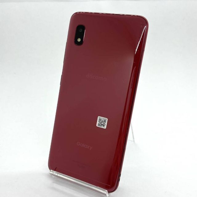 SAMSUNG(サムスン)のGalaxy A20 SC-02M レッド docomo SIMフリー ㉔ スマホ/家電/カメラのスマートフォン/携帯電話(スマートフォン本体)の商品写真