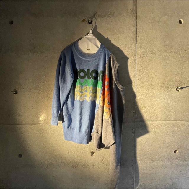 kolor ドッキングニットブルゾン - ブルゾン