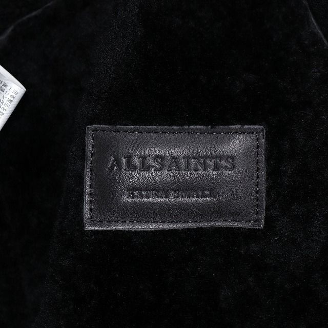 ALLSAINTS/オールセインツ17AW HAWLEY ムートンライダースXS