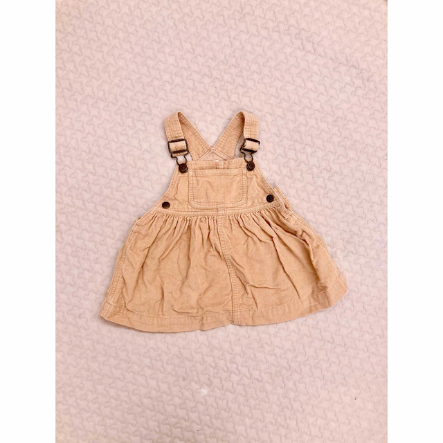 babyGAP(ベビーギャップ)のベビーギャップ　コーデュロイ　サロペットスカート キッズ/ベビー/マタニティのベビー服(~85cm)(ワンピース)の商品写真