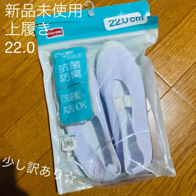 少し訳あり☆】上履き22.0cm 未使用 白 バレーシューズ ビニール ムーンスター ビニールバレー 22.0cm