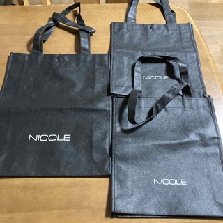 ニコル(NICOLE)のNICOLE  ショ袋  3枚セット(ショップ袋)