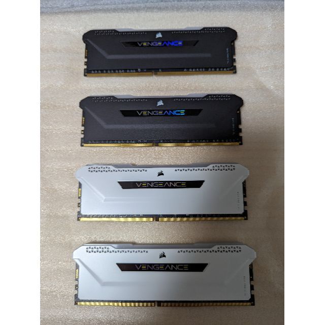 Corsair DDR4メモリ 32GB (2x16GB) 2セット計64GB