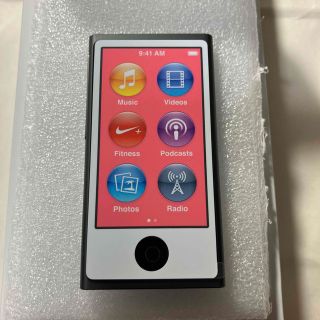 アップル(Apple)の【ブルー様専用】新品未使用　iPod nano (第 7 世代) (ポータブルプレーヤー)