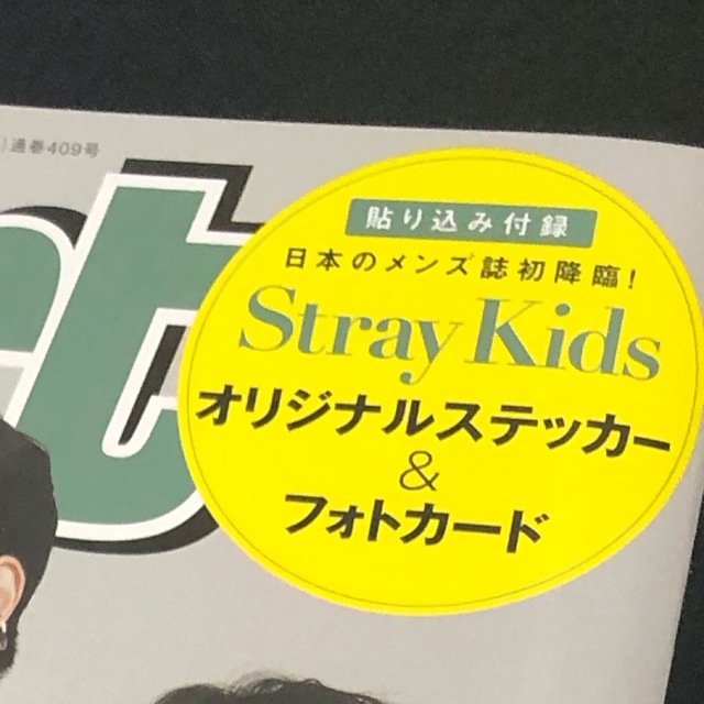 宝島社(タカラジマシャ)のsmart  10月号 Stray Kids 特集号  貼り込み付録 エンタメ/ホビーのタレントグッズ(アイドルグッズ)の商品写真