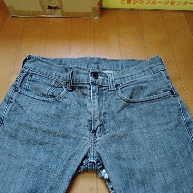 3906LEVI'S　511 ブラックジーンズ　W32 4