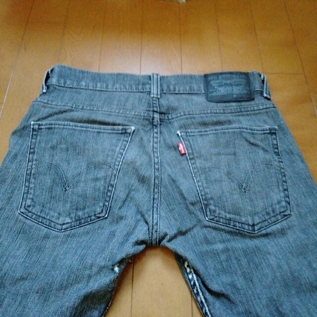 3906LEVI'S　511 ブラックジーンズ　W32 7