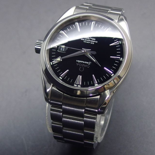 OMEGA(オメガ)の美品 オメガ シーマスター アクアテラ クロノメーター コーアクシャル デイト  メンズの時計(腕時計(アナログ))の商品写真