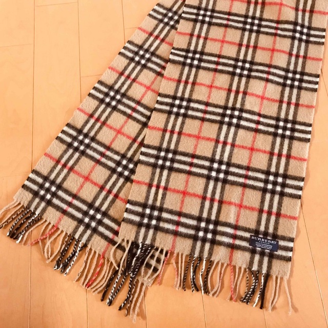 BURBERRY(バーバリー)のバーバリーロンドン カシミヤ100%ノバチェック イギリス製 レディースのファッション小物(マフラー/ショール)の商品写真