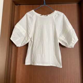 シマムラ(しまむら)のしまむら　Rose Farm 白　バックリボン　トップス(Tシャツ(半袖/袖なし))