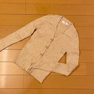 マウジー(moussy)のMOUSSY ニット ベージュ(ニット/セーター)