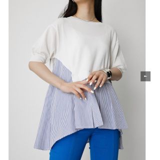 アズールバイマウジー(AZUL by moussy)の新品未使用　アズールバイマウジー　カットソー(カットソー(半袖/袖なし))