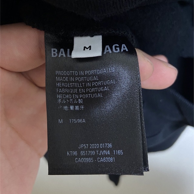 美品balenciaga Hello my name is demnaパーカー
