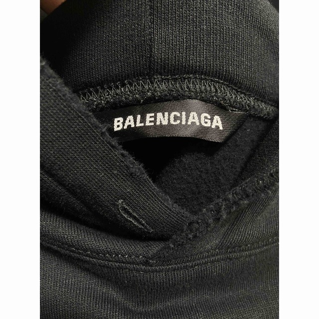 美品balenciaga Hello my name is demnaパーカー