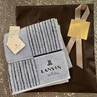 ランバン(LANVIN)の【新品未使用】ランバン　ハンドタオル(タオル/バス用品)