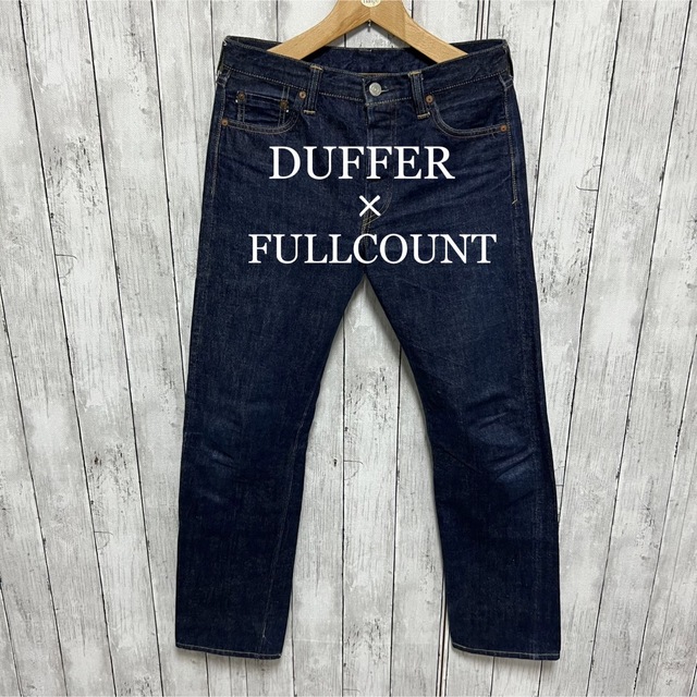 美品！DUFFER×FULLCOUNT別注セルビッチデニム！赤耳！